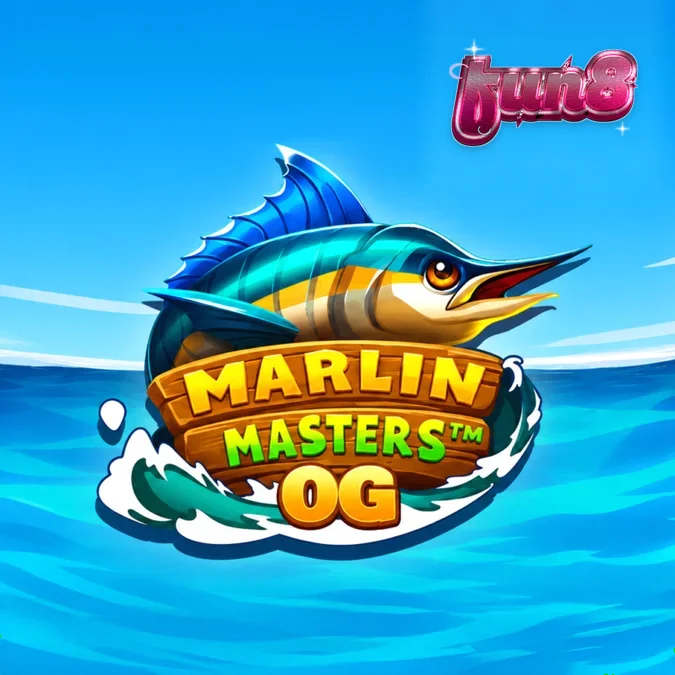 Tampilan visual slot Marlin Masters OG dengan tema memancing yang cerah